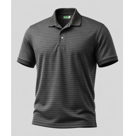 Hogan Other - Ben Hogan Performance Polo Shirt Men's Size Large Gray Black Striped Golf